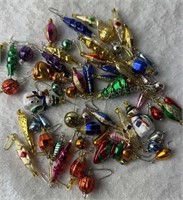 Collection of colorful mini ornaments