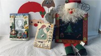 Santa Picture Frame, and Wall  Decor