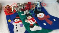 Snowman Stockings and Cookie Cutters