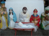 Empire Blow Mold Nativity Scene (6pc)  tallest -