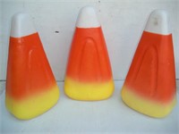 (3pc) Blow Mold Candy Corn - 18 inches tall