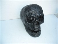 Blow Mold Fiber Optic Skull - 12 inches tall