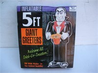 5ft Inflatable Giant Greeter Dracula - NIB