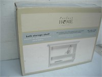 Perfect Home Bath Storage Shelf  22x7x16 - NIB