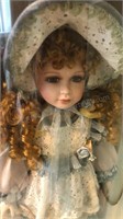 NIB XL Porcelain Doll Collectible Memories  25” H