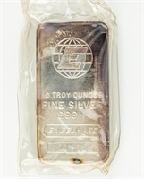 Coin 10 Troy Ounce Engelhard Silver Bar