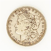Coin 1878(P) 8TF Morgan Silver Dollar VF