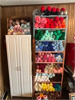 All yarn pictured- not cabinet - YARN