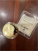 President Dollar Trial Coin - Lincoln