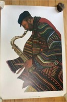 Charles Bibbs Jazzin Art Print 19x27in