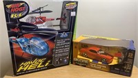 NIB Remote Controlled Toy Helicopter & Car