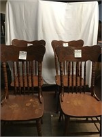Antique Wooden chair set of 4