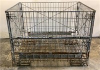 Metal Wire Warehouse Basket