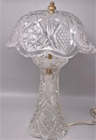 Vintage Crystal Boudoir Lamp
