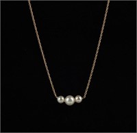 Jewelry 14k Gold Pearl Necklace