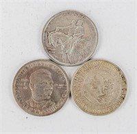 Coin 3 Silver Commemorative Coins XF