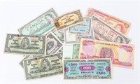 Coin Canada and Other Foreign Currency Notes