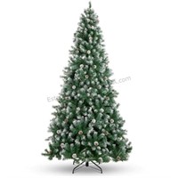 NIB 7.5' Pre-Decorated w/Pinecones Christmas Tree