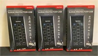 (3) Cyber Power Surge Protectors