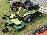 72" Cushman front mount mower, 3 Cyl Kubota diesel