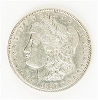Coin 1887(P) Vam 11 Morgan Silver Dollar  AU