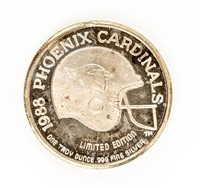 Coin 1988 Arizona Cardinals Silver Round