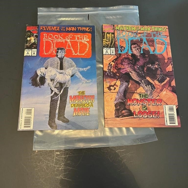 Book of the Dead #'s 2 & 4 Marvel Series