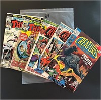 Creatures on the loose comic lot W/Man Wolf