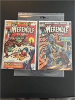 Werewolf by Night 17 & 31 Marvel Bronze Age Horror