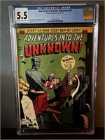 Adventures into the Unknown 20 CGC 5.5 Pre-Code