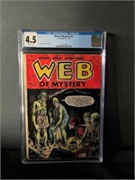 Web of Mystery 27 CGC 4.5 Pre-Code Ace