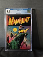 Manhunt 13 CGC 5.0 L.B. Cole Art Frazetta Art