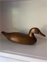 Beautiful wooden duck decoy
