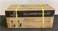 (8) Fast Fit 6 pc Caster Wheel Kits