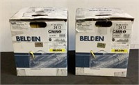 (2) Belden 1,000' Boxes of Communication Cable