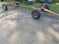 4 wheel farm waggon running gear, 9.5-15 tires