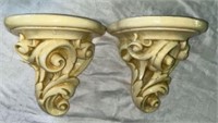 Plaster Wall Accents (pair)