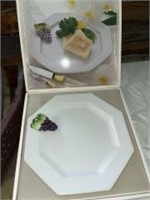 Mikasa Cheese Plate in org box