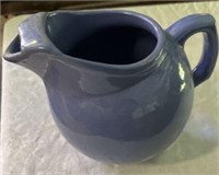 Vintage Blue Stneware Teapot