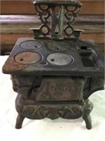 Crescent Miniature Cast-Iron Wood-Burning Stove