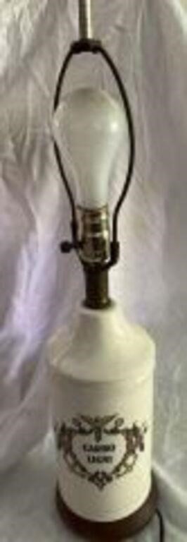 Vintage Carbo Ligni Lamp