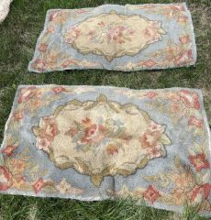 Vintage Throw Rugs (2)