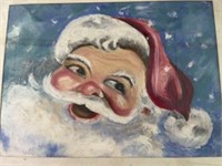Santa Clause by Ruth Turner 1964 Art - Original