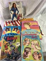 Vintage Paper Doll & Coloring Books Collection