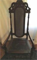 Ornamental Oak Wovenback Chair