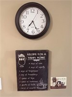 Quartz clock and recipe for a happy home