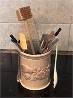 Utensil holder and some kitchen tools