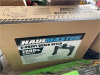 Haulmaster 2000-lb 3-point Quick Hitch