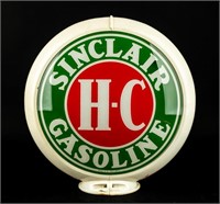 1940s H-C SINCLAIR Champlin Gas Pump Globe