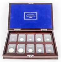 Coin 10 Uncirculated Coin Set in Large Case